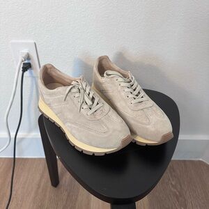 KOIO Beige and Yellow Suede Sneakers NEW WITHOUT TAG